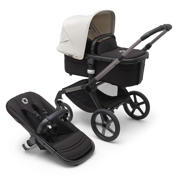 Bugaboo Fox5 коляска 2 в 1 Graphite/ Midnight Black/ Misty White - фото  1