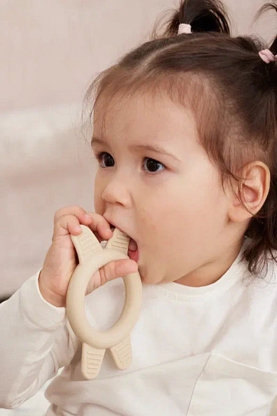 Edda погремушка - прорезыватель Лён - фото  2