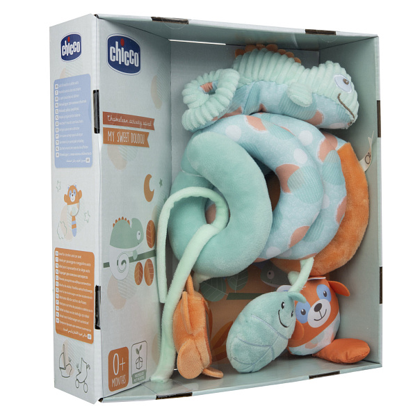 Chicco игрушка на коляску мягкая Хамелеон* - фото  4