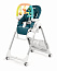 Peg Perego стульчик для кормления Prima Pappa Follow Me Plus Petrolio