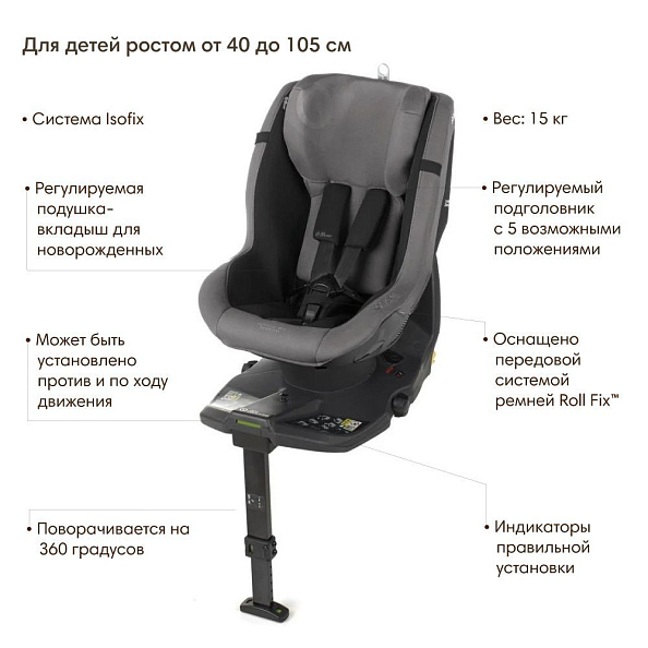 JANE Concord  iKonic R I-Size (40-105 , 0-4 ) .0/1 Mars gray