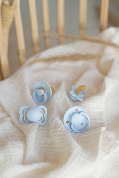 BIBS набор пустышек 0+ Try-it 4 штуки, Baby Blue - фото  4