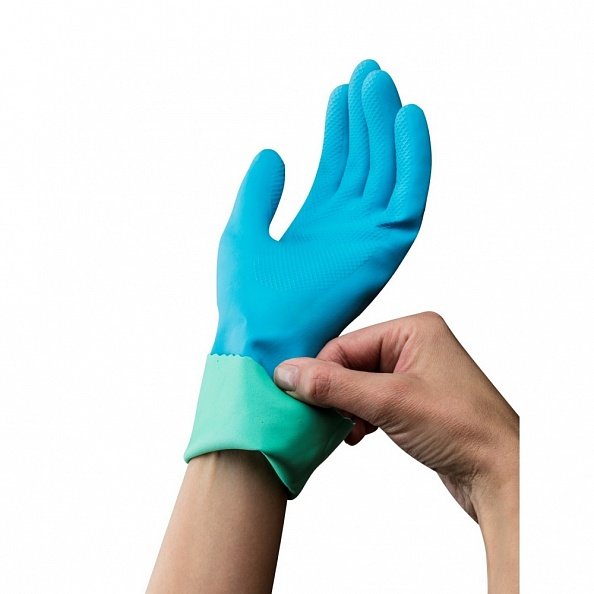VILEDA перчатки Комфорт с кремом для чувствительной кожи рук S 