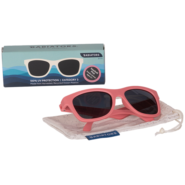 Babiators очки солнцезащитные Eco Navigator Розовая ракушка - фото  2