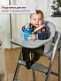Chicco стульчик для кормления Crescendo up Steel Cloud - фото 3