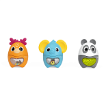 Chicco игрушка-пирамидка 3 в 1 Весёлые животные