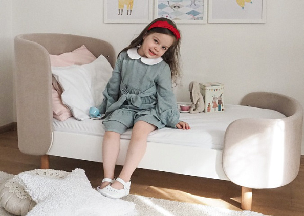 Ellipse кровать-трансформер Kidi Soft бежевый - фото  12