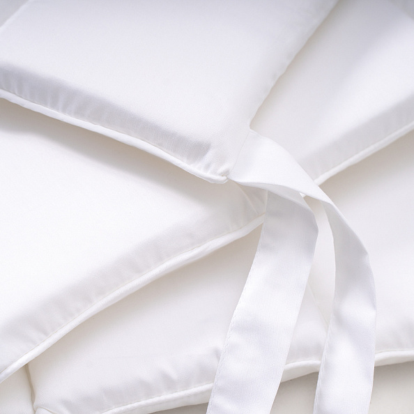 Perina защита для детской кроватки (фенс-бортик) "Sateen Collection" (белый) - фото  12