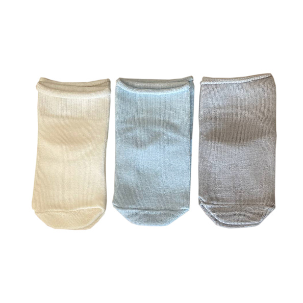 OLANT BABY носки детские, хлопок цвет голубой\серый\крем - фото  1