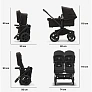 Bugaboo Donkey5 Twin коляска 2 в 1 Graphite/Grey Melange/Morning Pink - фото 10