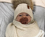 OLANT BABY шапка 100% шерсть с помпоном - фото 2