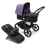Bugaboo Fox5 коляска 2 в 1 Black/ Midnight Black/ Astro Purple - фото 1