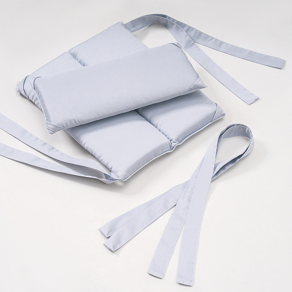 Perina защита для детской кроватки (фенс-бортик) "Sateen Collection" (голубой) - фото  9