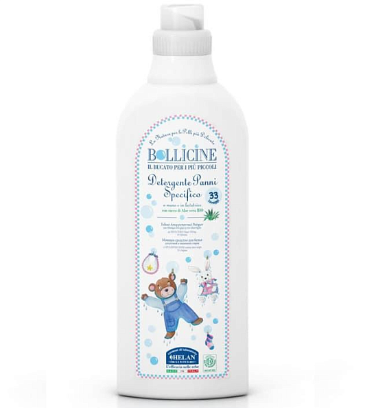 Helan Bollicine средство 0+ для стирки детского белья натуральное жидкое 1л - фото  1