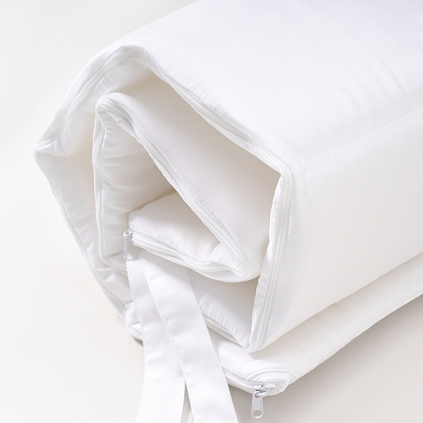 Perina защита для детской кроватки (фенс-бортик) "Sateen Collection" (белый) - фото  6