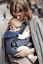 BabyBjorn рюкзак для переноски ребенка One Cotton New version пепельно-синий