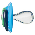 Tommee Tippee соска-пустышка силиконовая Fun Style для мальчиков, 18-36 мес., 2 шт.