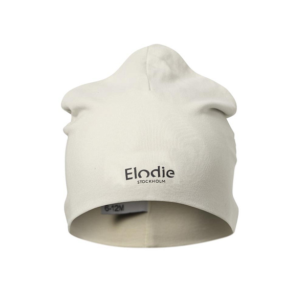 Elodie шапочка Logo Beanies - Creamy White - фото  1