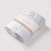 Perina комплект пелёнок детских (2 шт) Птички/Голубая пастель