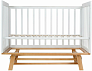 OLANT BABY кровать детская с маятником Скаген ЕССО белый/бук - фото 15