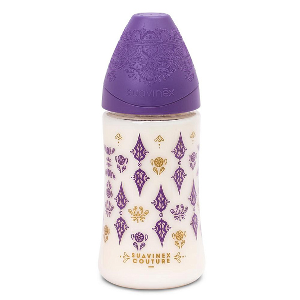 Suavinex бутылка 270 мл Haute Couture с рождения цвет фиолетовый