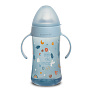 Suavinex поильник 4 месяца+ 270 мл обучающий с ручками INTO THE FOREST голубой - фото 1