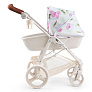 Happy Baby коляска для кукол Эшли (Ashley) сиреневые цветы / lilac flowers - фото 15