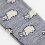 Wool&Cotton Колготки ,merino овцы серый/молочный
