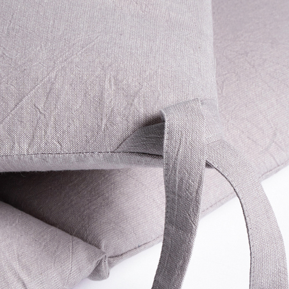 Perina защита для детской кроватки (бампер универсальный) "Soft Cotton" (серо-лиловый)  - фото  5