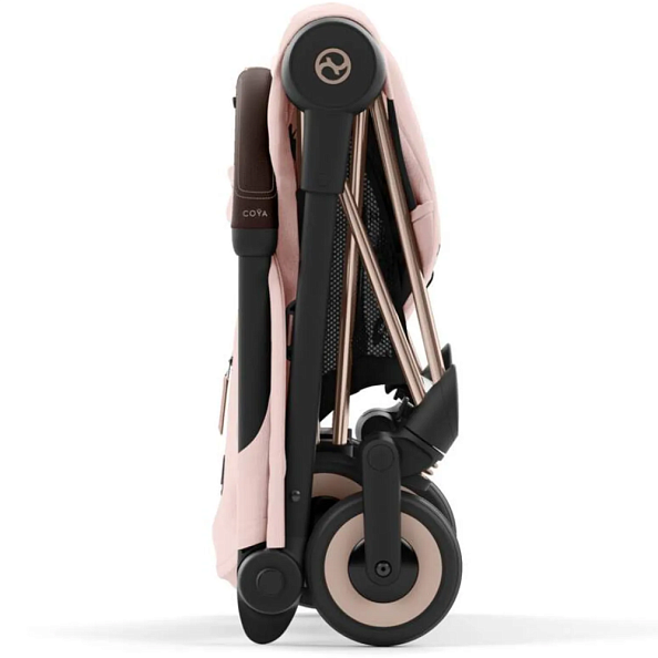 Cybex Коляска Coya Rosegold Peach Pink с дождевиком и бампером - фото  8
