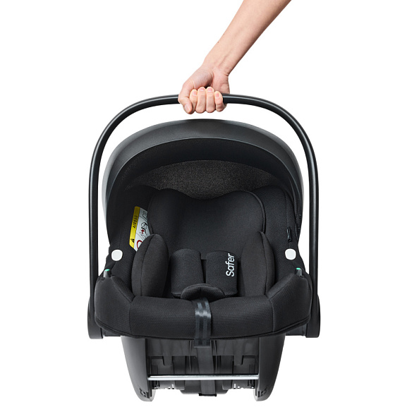 Happy Baby автокресло 0+ SAFER black (40-87 см, 0-12 мес) - фото  2
