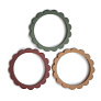 MUSHIE прорезыватель 3 штуки Flower Bracelet Berry/Dried Thyme/Natural - фото 1