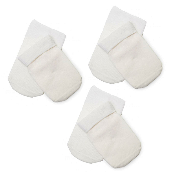 OLANT BABY носки детские, хлопок, 3 пары, крем  - фото  1