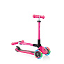 Globber Самокат JUNIOR FOLDABLE LIGHTS Розовый - фото 12