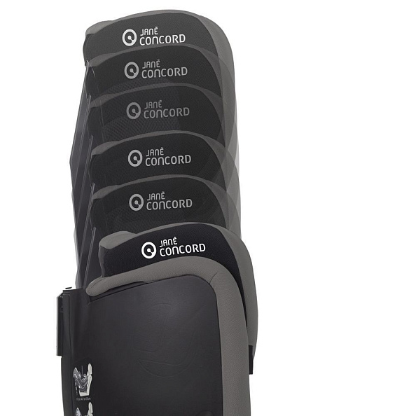 JANE Concord Автокресло Groowy+Nest (40-150 см, 0-12 лет) гр.0/1/2/3 Matt black- УЦЕНКА Витрина - фото  15