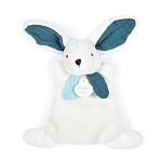 Dou Dou et Compagnie комфортер кролик белый/синий Happy Pop 17 см