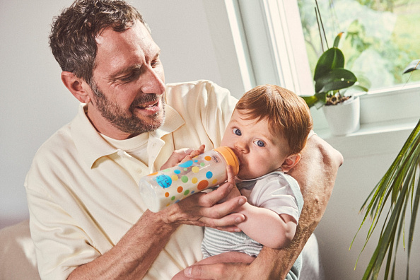 Chicco бутылочка пластиковая 330 мл Perfect Easy Boy, быстрый поток - фото  14