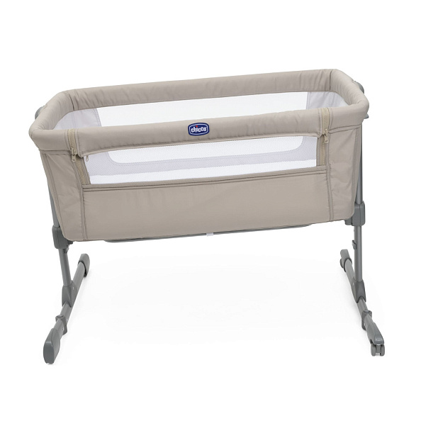 Chicco кровать приставная Next2Me Essential Dune Re Lux Beige - фото  15