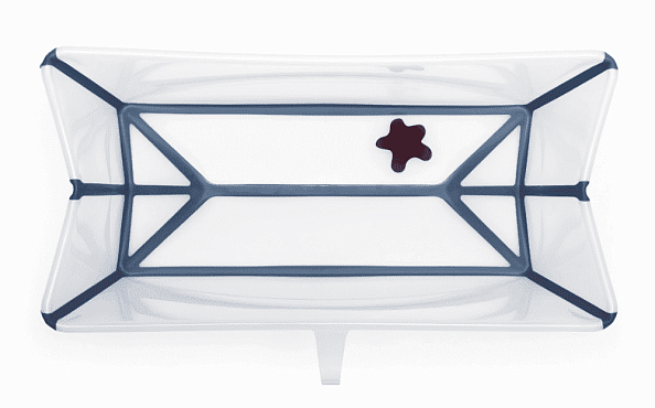 Stokke® Flexi Bath® cкладная ванночка XL Transparent Blue  - фото  4