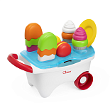 Chicco игрушка-конструктор Тележка с мороженым
