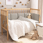 Perina комплект постельного белья Muslin Гуси/Шалфей 3 предмета