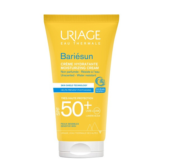 Uriage Барьесан крем без ароматизаторов SPF 50+ увлажняющий 50 мл - фото  1