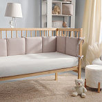 Perina простыня на резинке детская  Muslin (белая) 