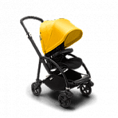 Bugaboo Bee6 коляска прогулочная Black/Black/Lemon Yellow