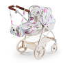 Happy Baby коляска для кукол Эшли (Ashley) сиреневые цветы / lilac flowers - фото 11