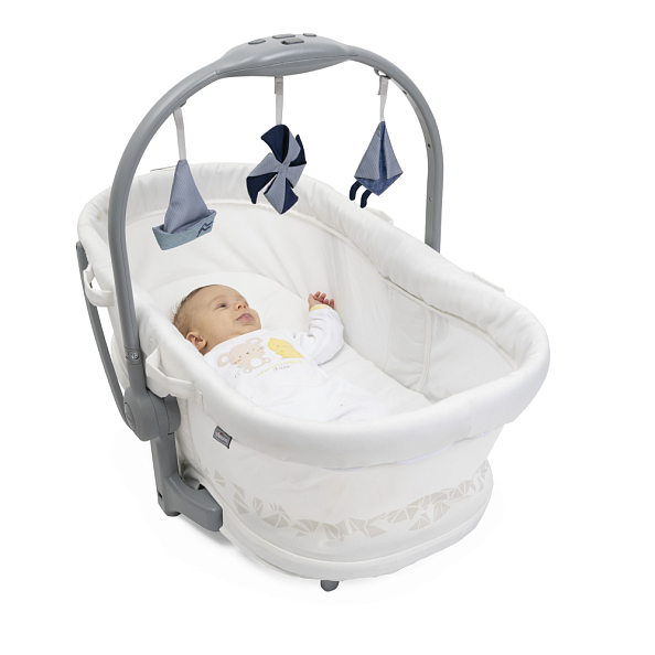 Chicco кроватка-стульчик 5-в-1 Baby Hug Pro White Cream - фото  22