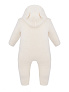 OLANT BABY комбинезон шерсть 100%, двуслойный, с капюшоном, молочный - фото 3