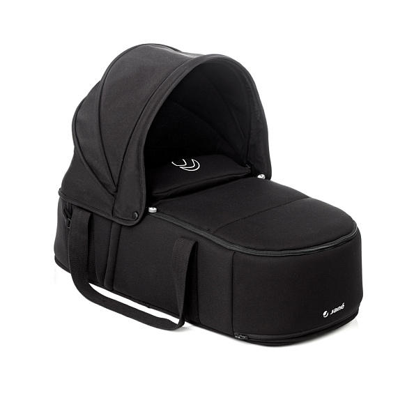JANE Люлька Smart Coal Black к коляске Clap, Rocket Pro, Twinside, Twinlink - фото  1