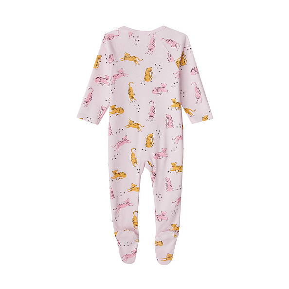 Babybu набор комбинезон на молнии 2 штуки JUMPING JAGUARS PRINT 100% Органический хлопок ПИМА - фото  4