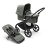 Bugaboo Fox5 коляска 2 в 1 Black/ Forest Green/ Forest Green complete - фото 1